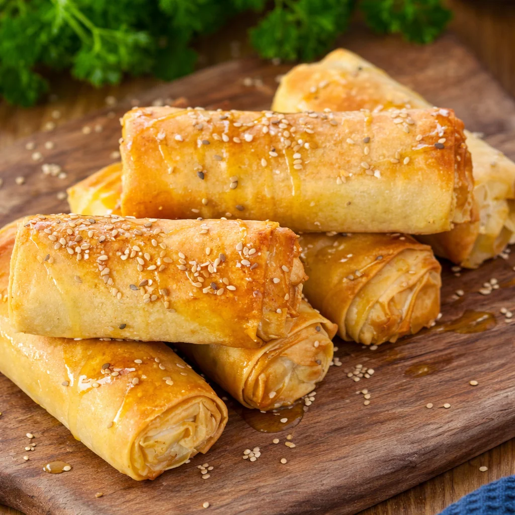 Knusprige Feta Röllchen Airfryer für den perfekten Snack!