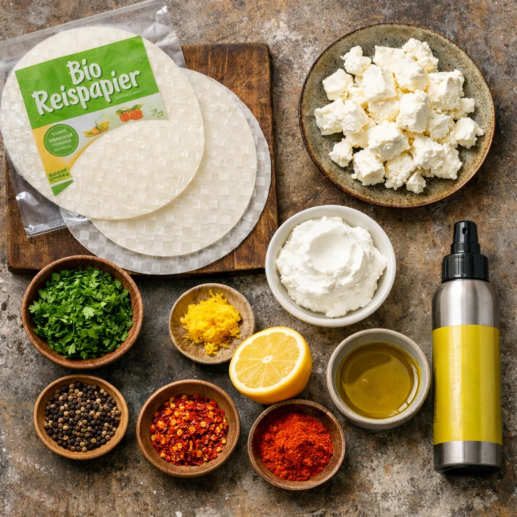 Feta Röllchen Airfryer