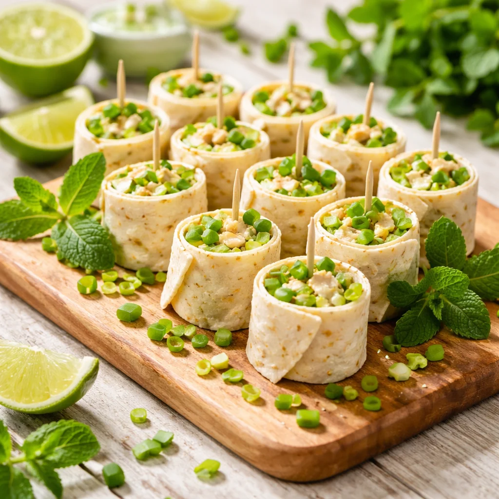 Leckere Wrap Röllchen aus dem Airfryer – knusprig und einfach zuzubereiten.