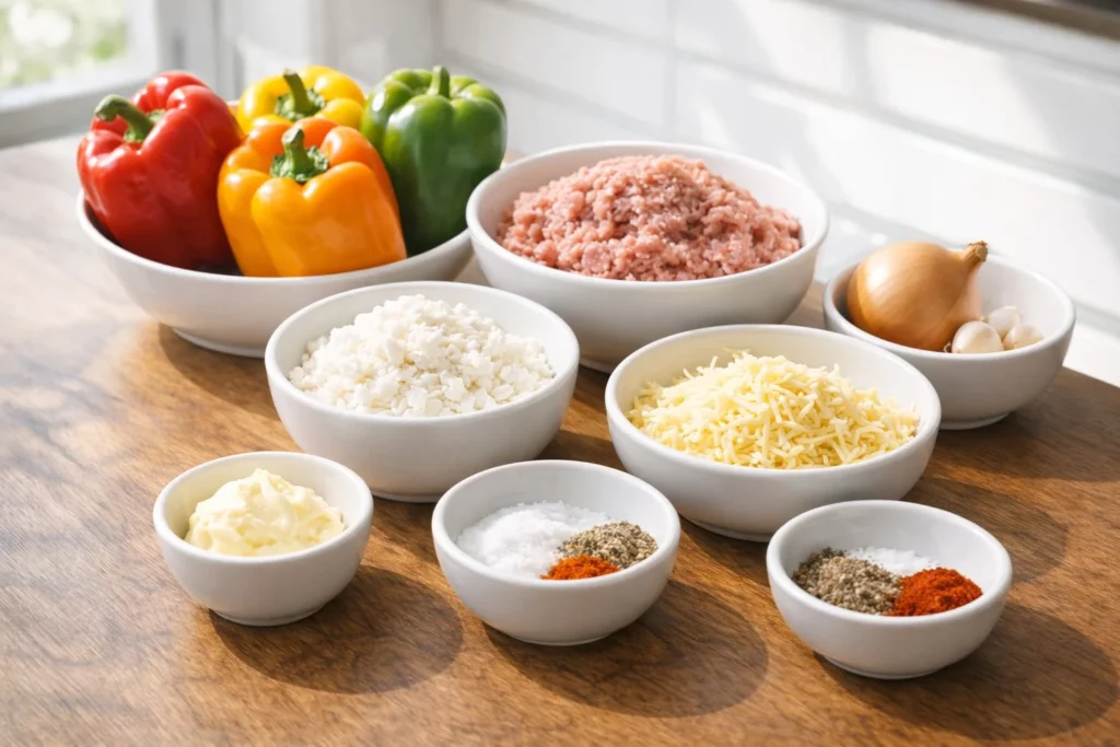 Gefüllte Paprika aus dem Airfryer