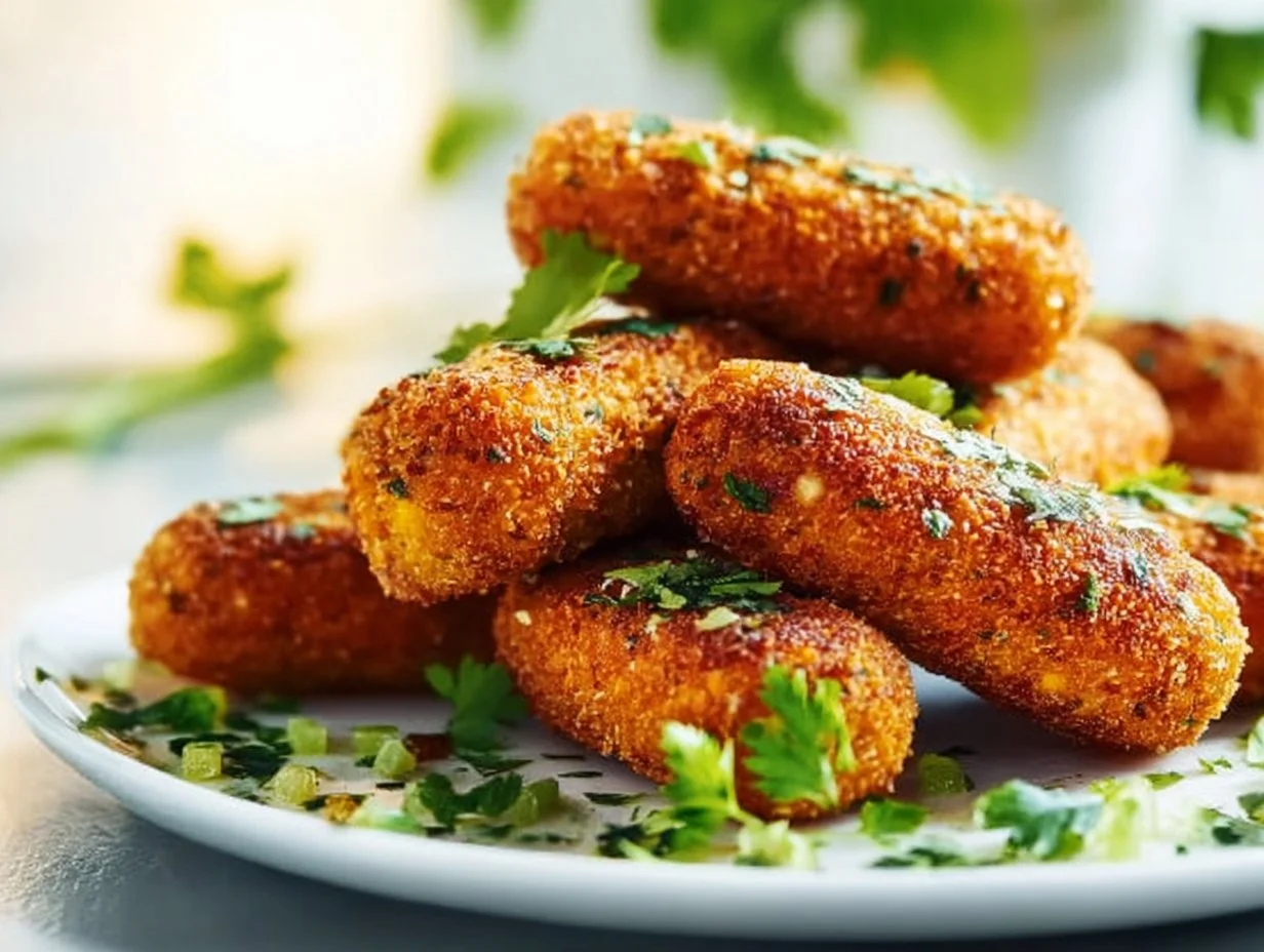 Knusprige Linsenkroketten aus der Heißluftfritteuse – Ein einfaches und schmackhaftes Rezept!