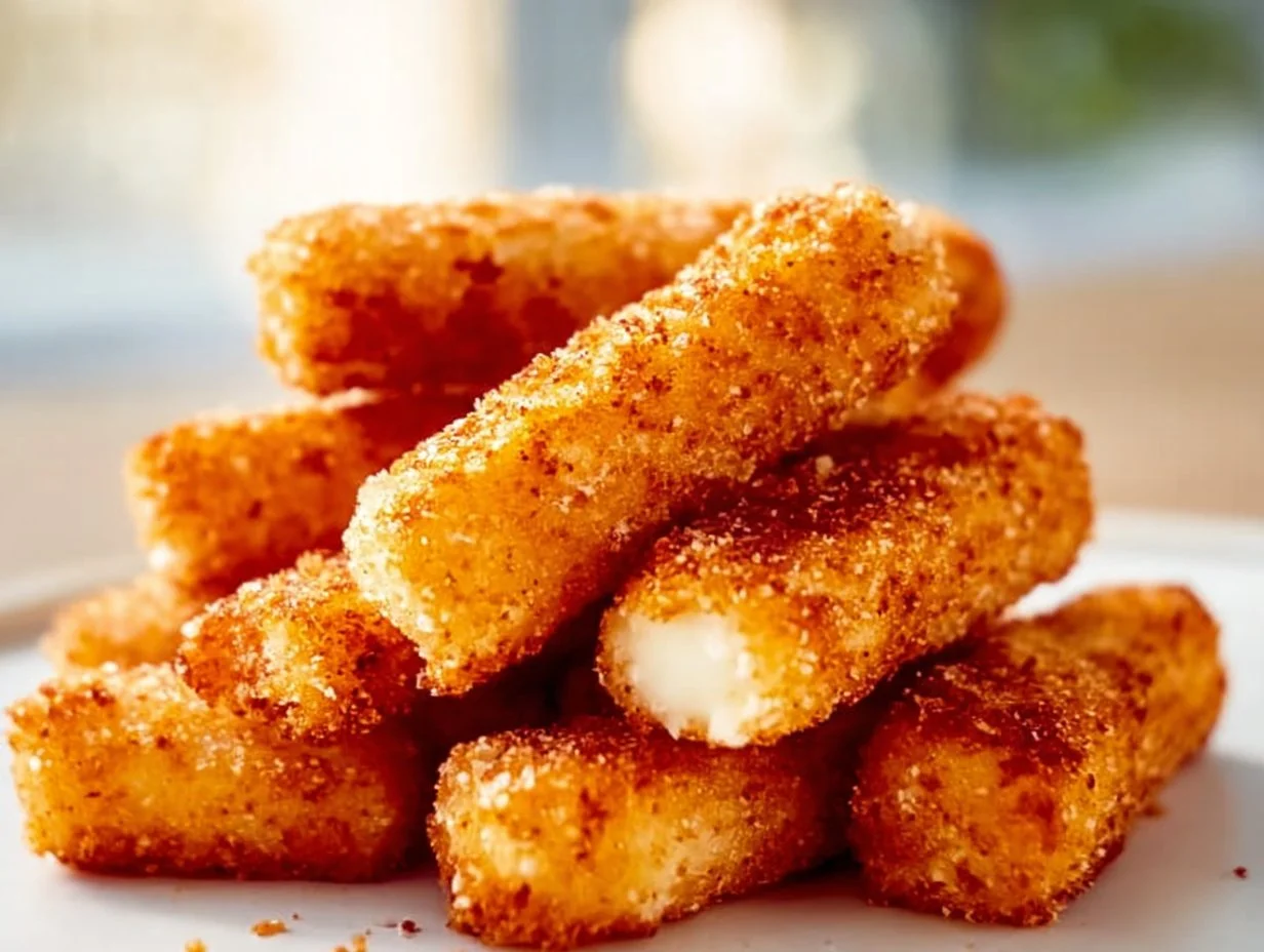 Frittierte Mozzarella-Sticks