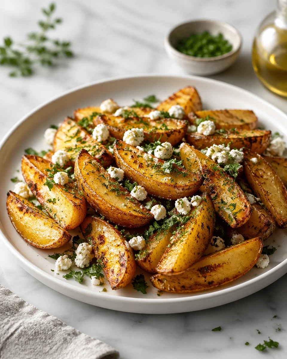 Gebackene Pastinaken mit Feta aus der Heißluftfritteuse – Einfach lecker!