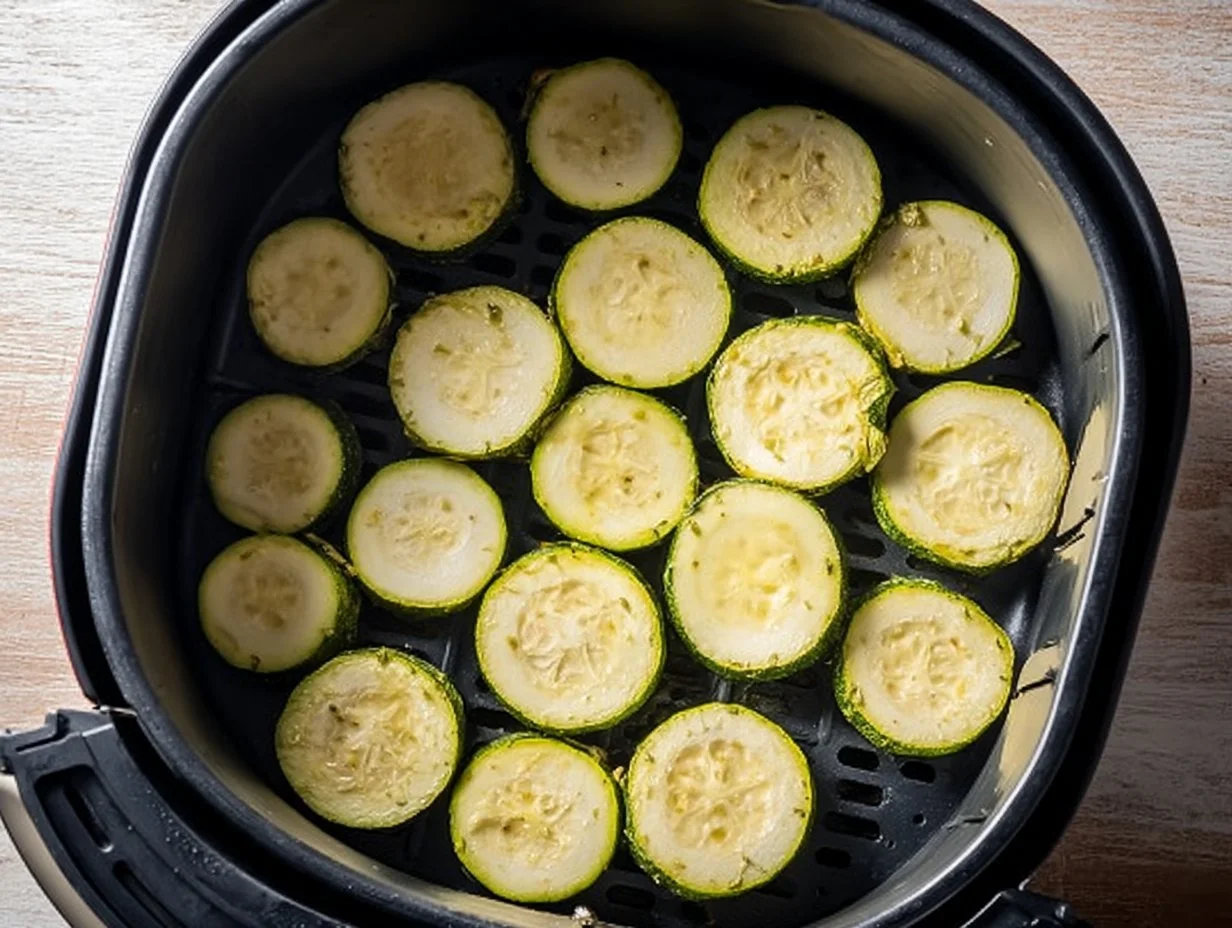 Zucchini aus der Heißluftfritteuse – Perfekt knusprig in 15 Minuten