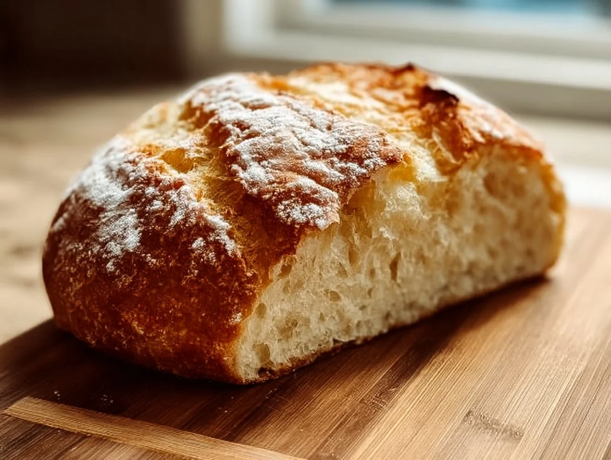 Keine-Kneten-Heißluftfritteuse-Krustenbrot-Rezept
