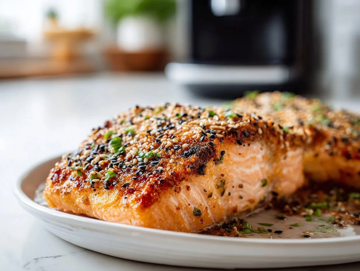 Airfryer Lachs mit Sesamkruste