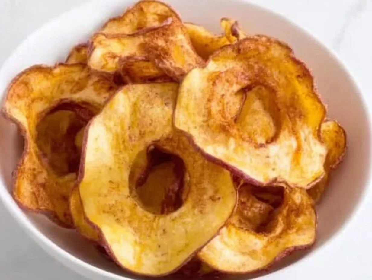 Luftfritteuse Apfelchips
