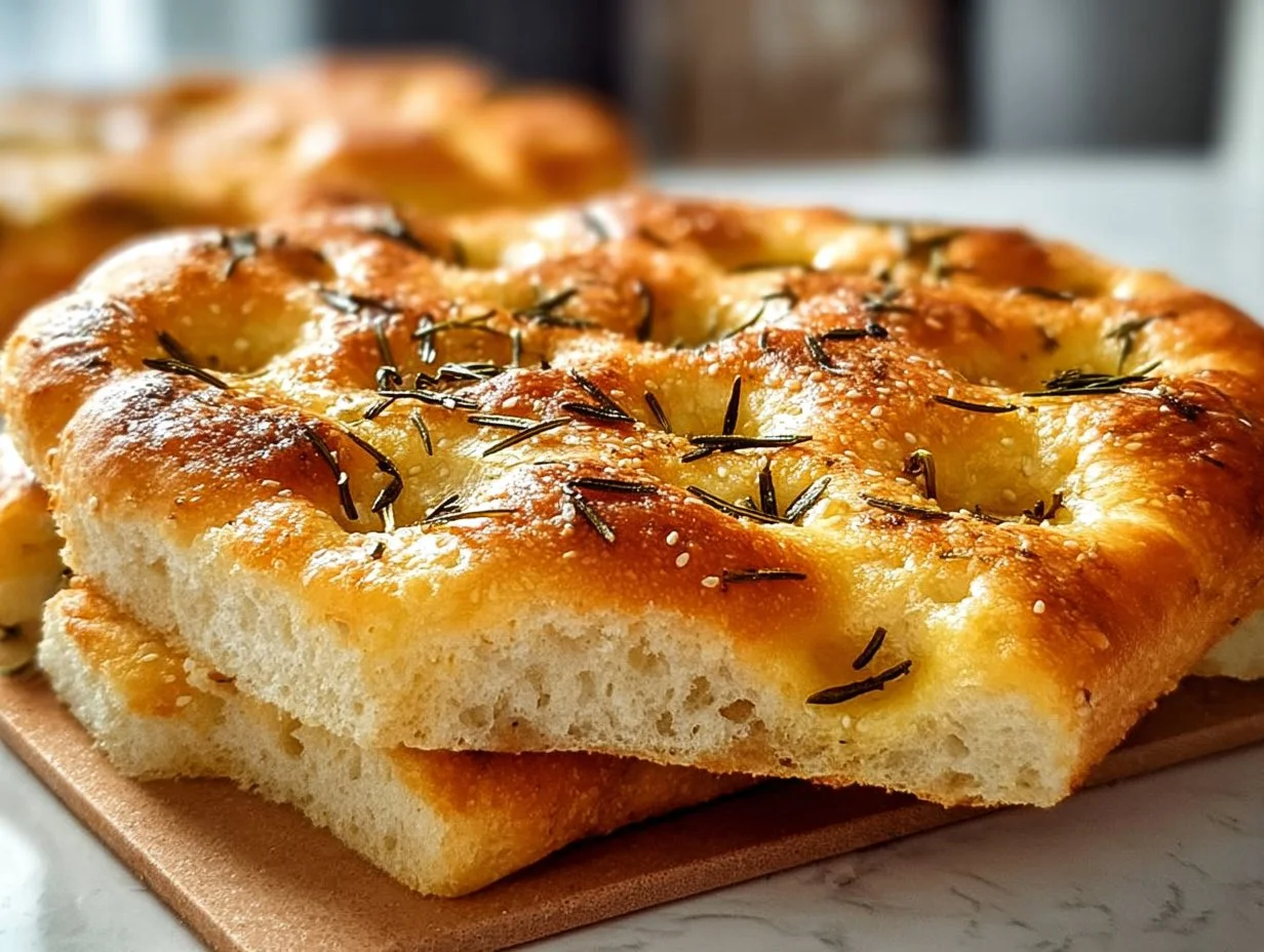 Luftfritteusen-Focaccia-Brot