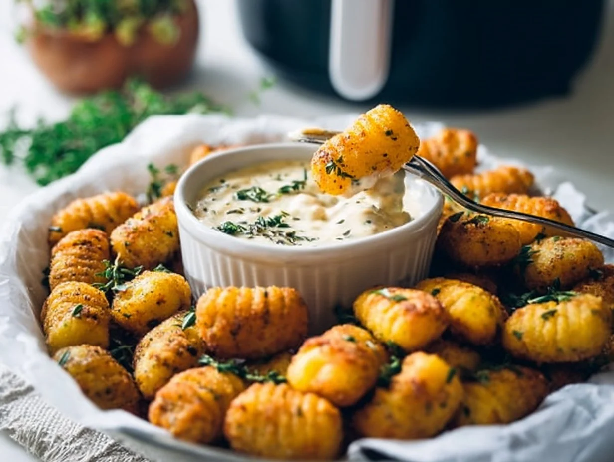 Knusprige Gnocchi aus der Heißluftfritteuse – 15 Minuten bis zum Genuss!