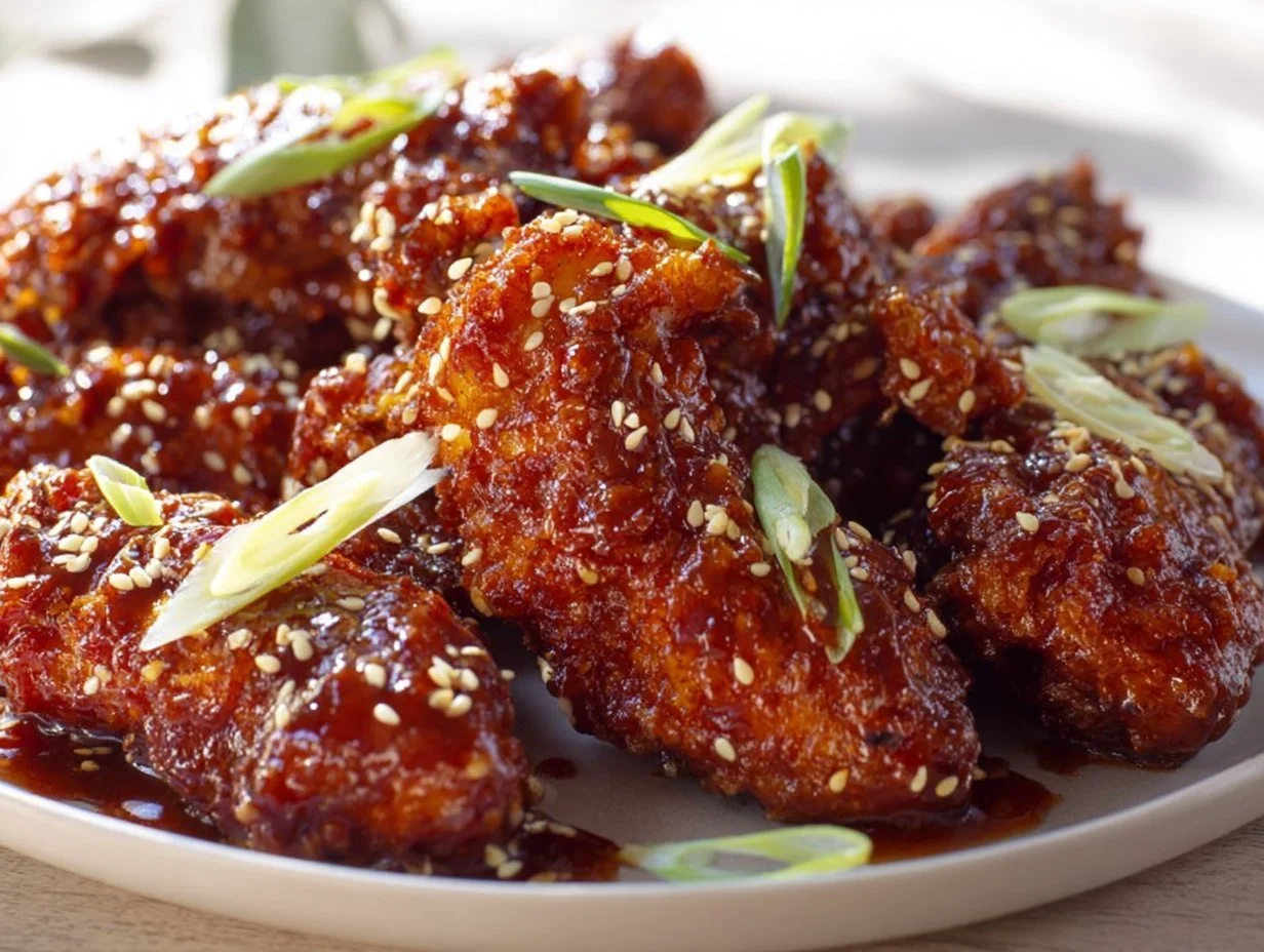 Korean Fried Chicken im Airfryer - knusprig