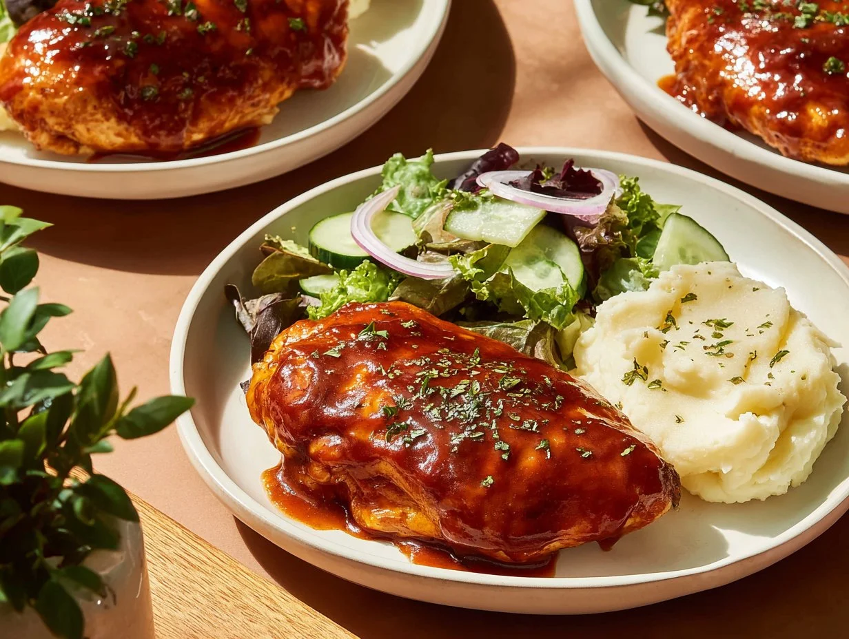 Air Fryer BBQ Hähnchenbrust einfach zubereitet