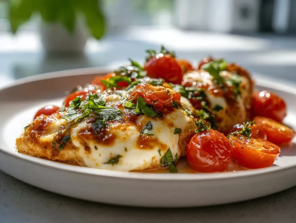 Tomaten Mozzarella Hähnchen