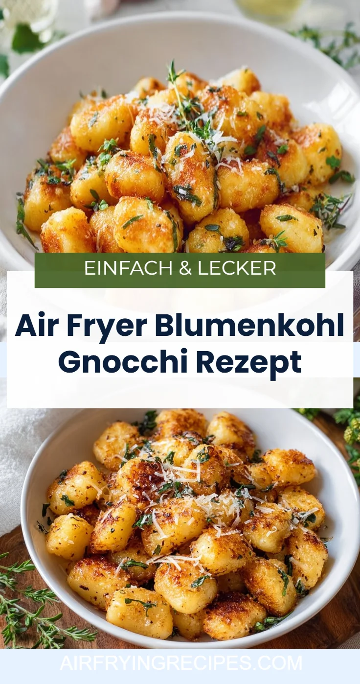 Air Fryer Blumenkohl Gnocchi Rezept