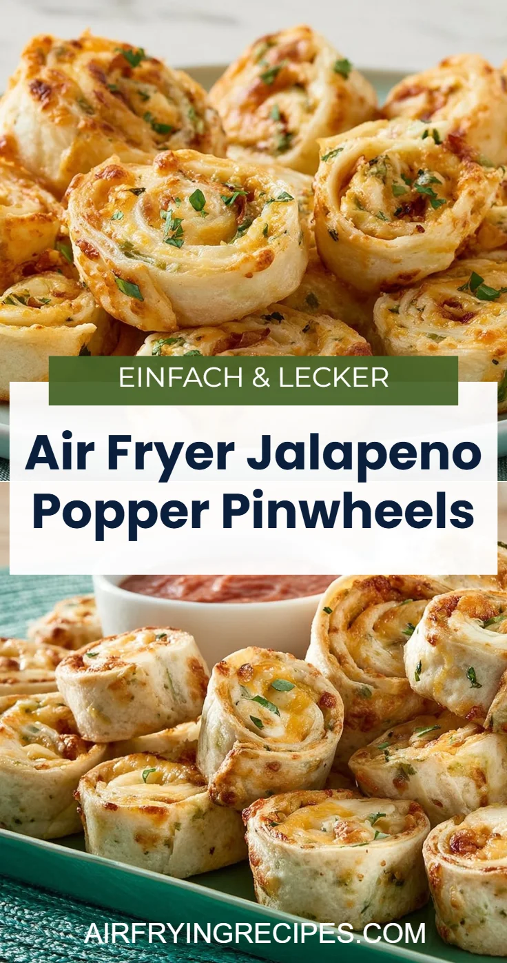 Air Fryer Jalapeno Popper Pinwheels