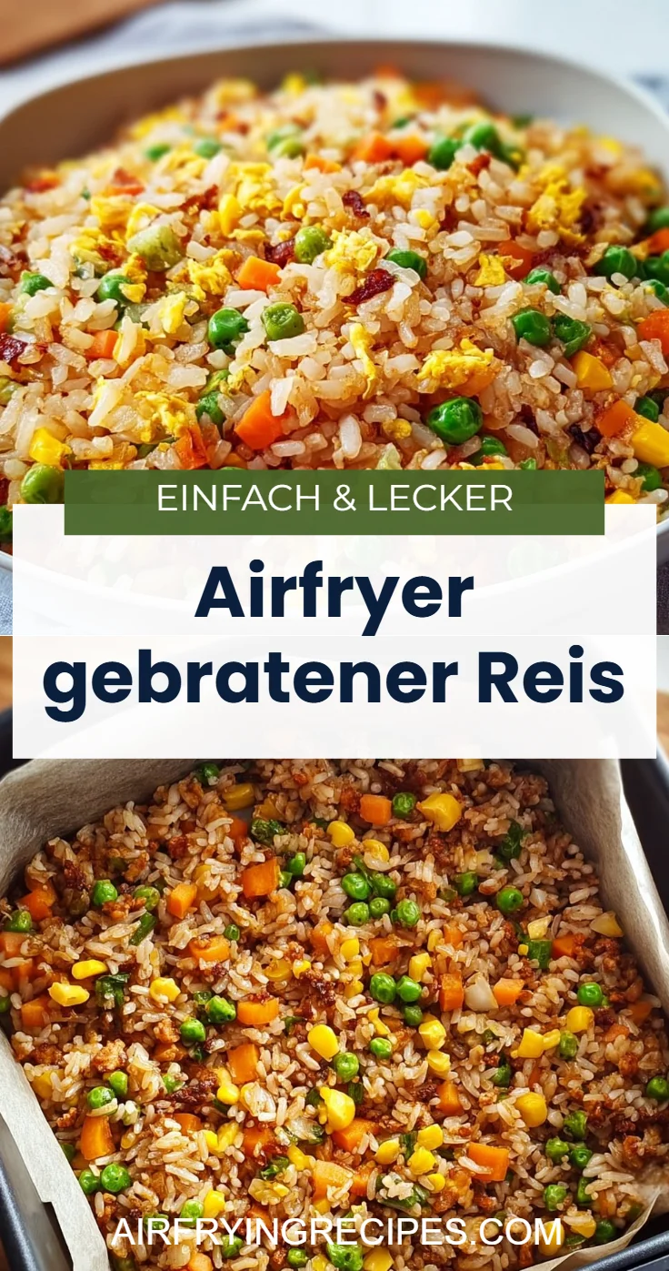 Airfryer gebratener Reis