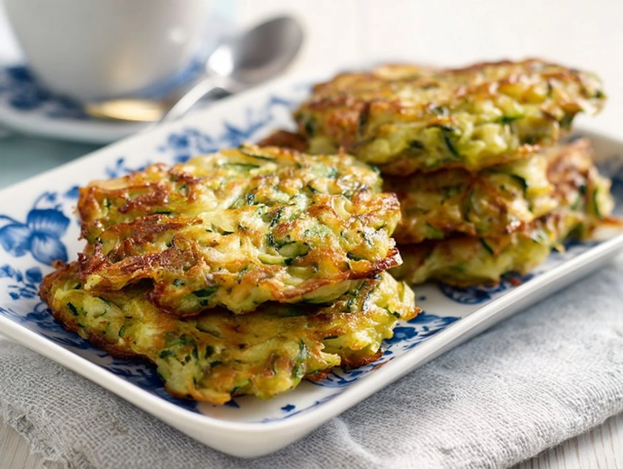 Airfryer Zucchini Fritters knusprig und einfach