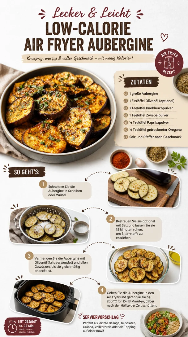 Low-Calorie Air Fryer Aubergine
