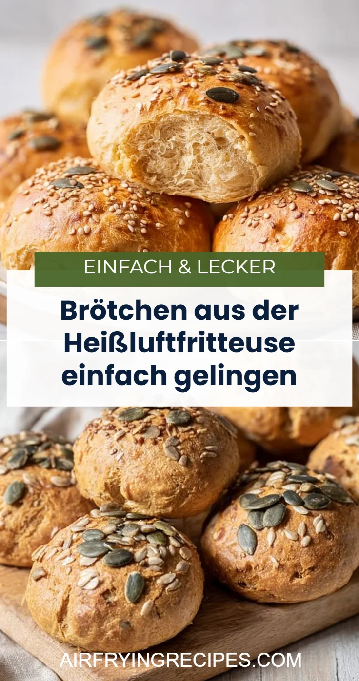 Brötchen aus der Heißluftfritteuse einfach gelingen