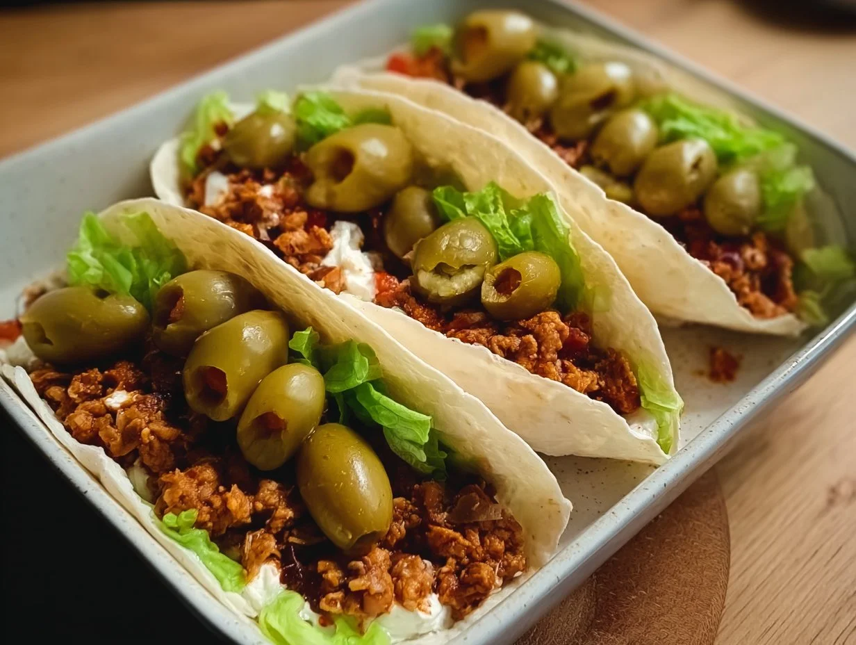 Zutaten für einen Burrito