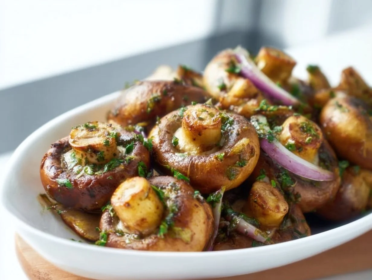 Champignons wie vom Weihnachtsmarkt im Airfryer