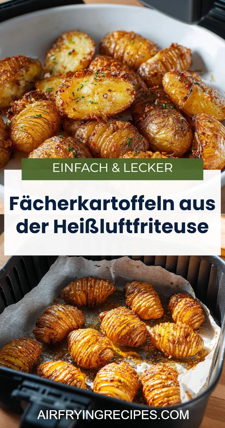Fächerkartoffeln aus der Heißluftfriteuse