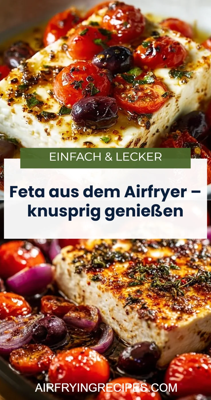 Feta aus dem Airfryer – knusprig genießen