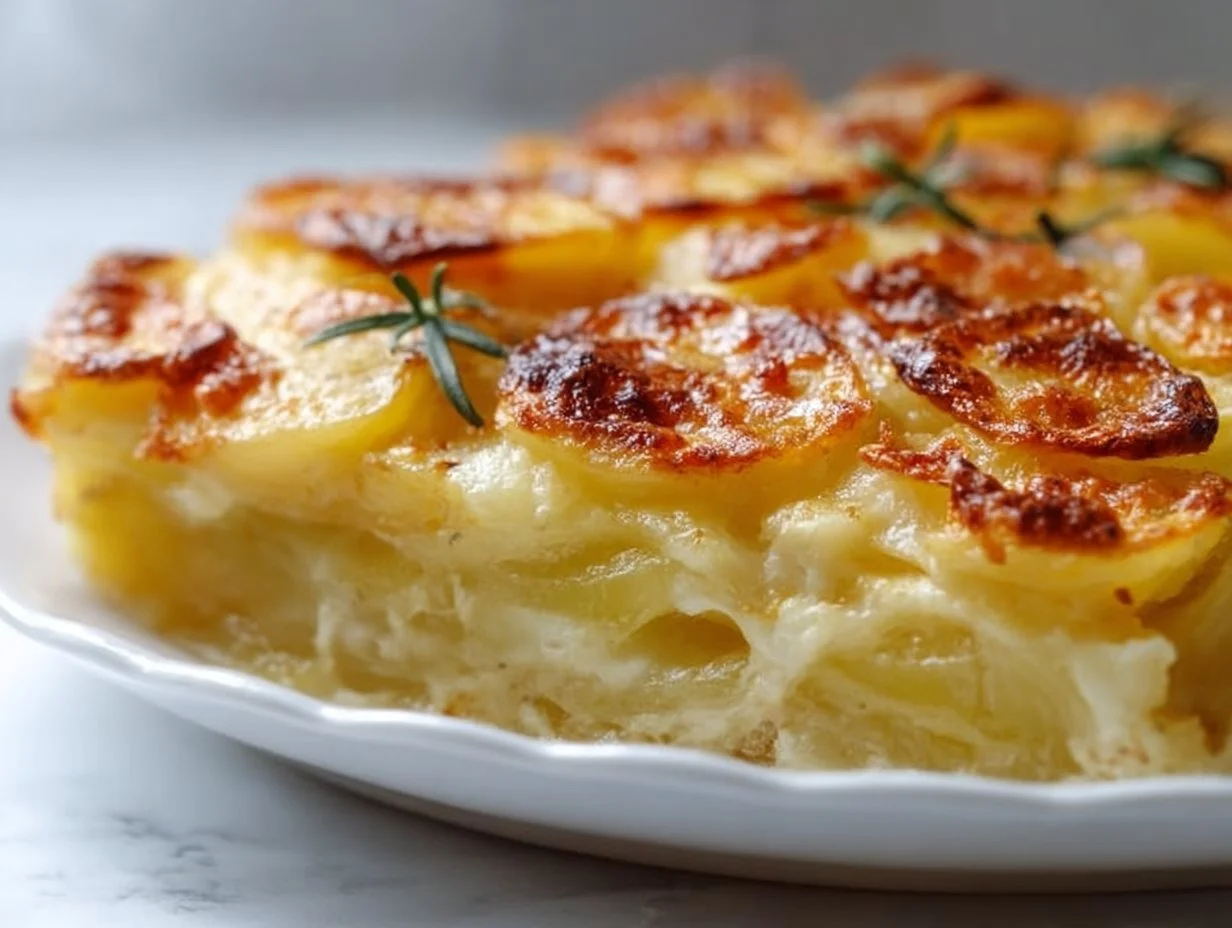 Kartoffelauflauf aus der Heißluftfritteuse