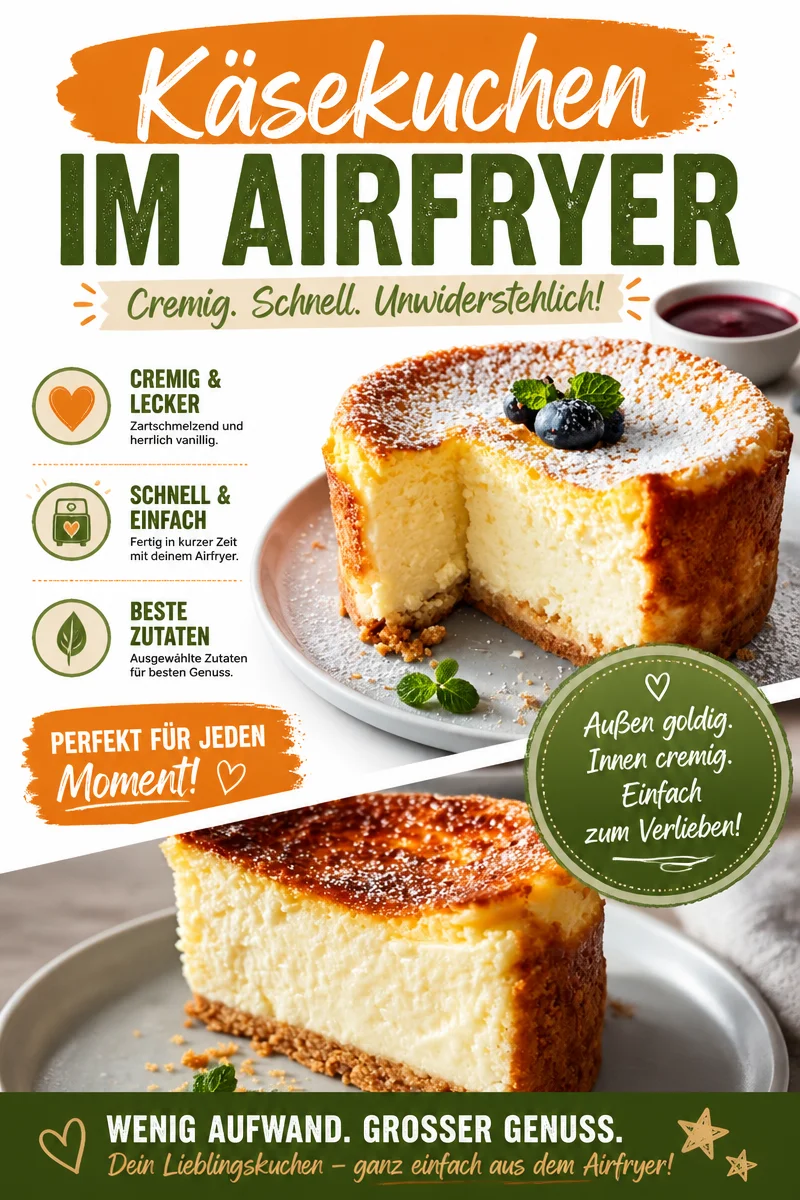 Leckerer Käsekuchen mit frischer Käsefüllung und knusprigem Boden
