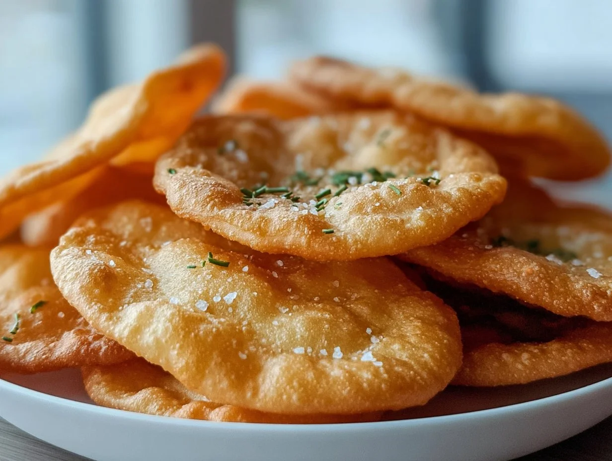 Knusprige Langos aus der Heißluftfritteuse