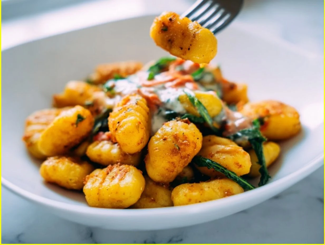 Luftfritteusen-Gnocchi