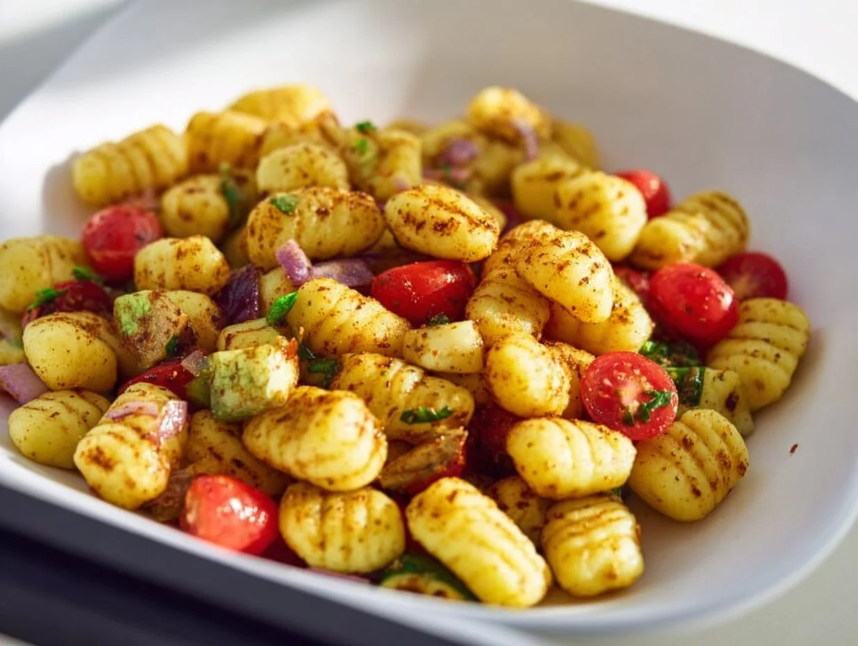 Mediterraner Gnocchi Salat