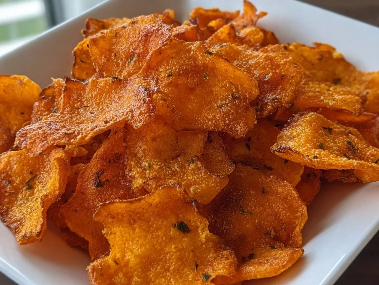 Knusprige Möhrenchips aus dem Airfryer