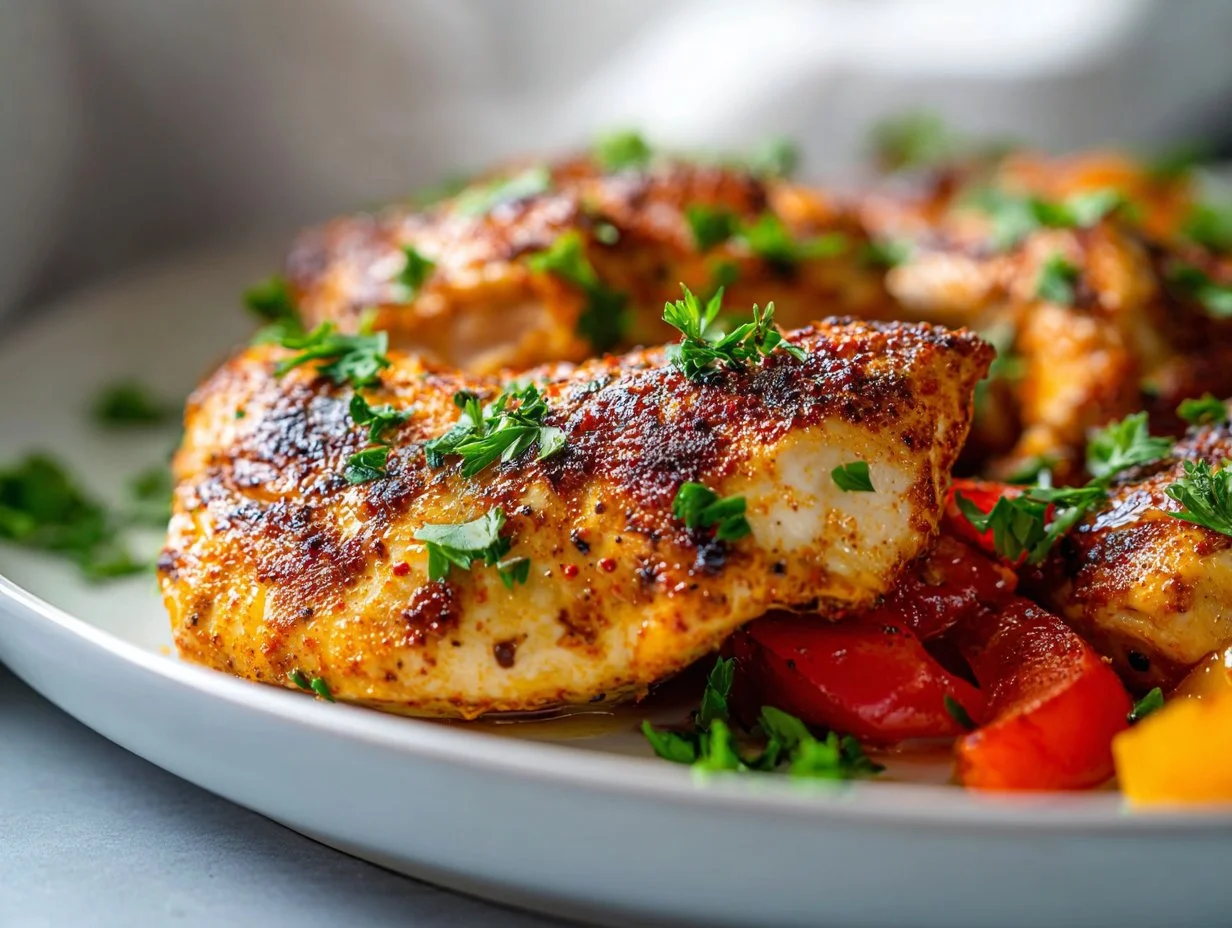Paprika-Hähnchen aus der Heißluftfritteuse