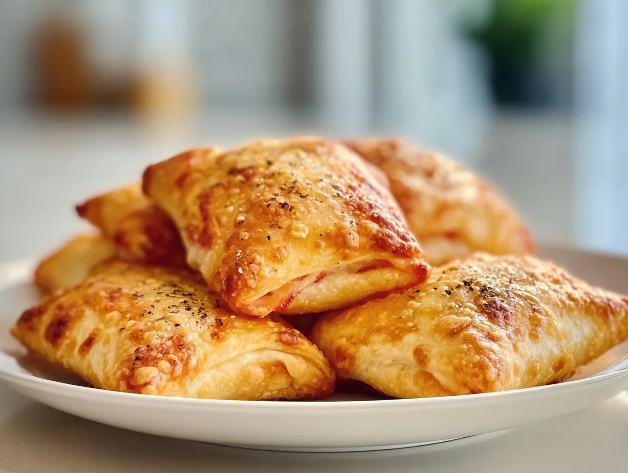 Krosse Pizzaröllchen aus der Heißluftfritteuse