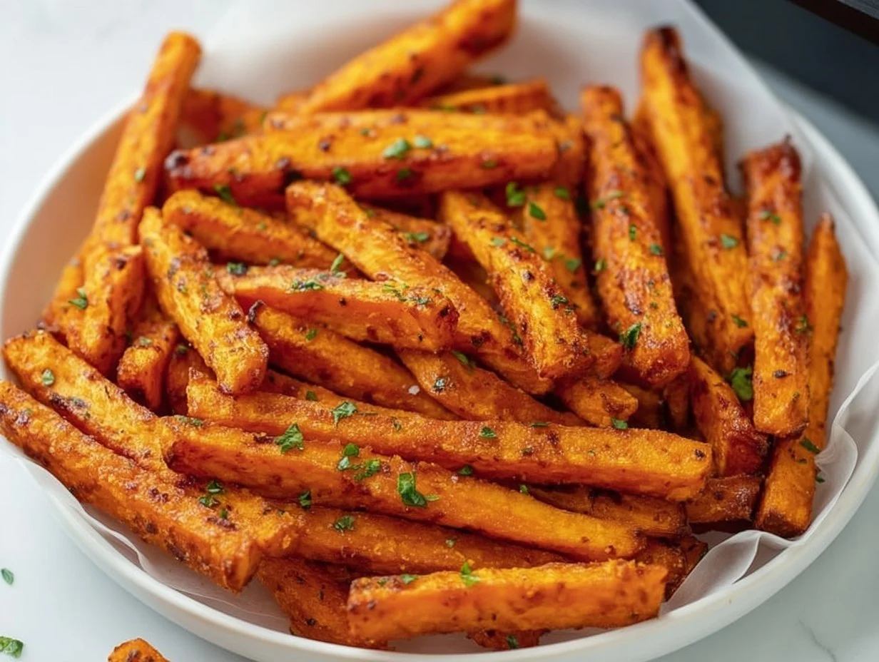Süßkartoffel-Pommes aus dem Airfryer