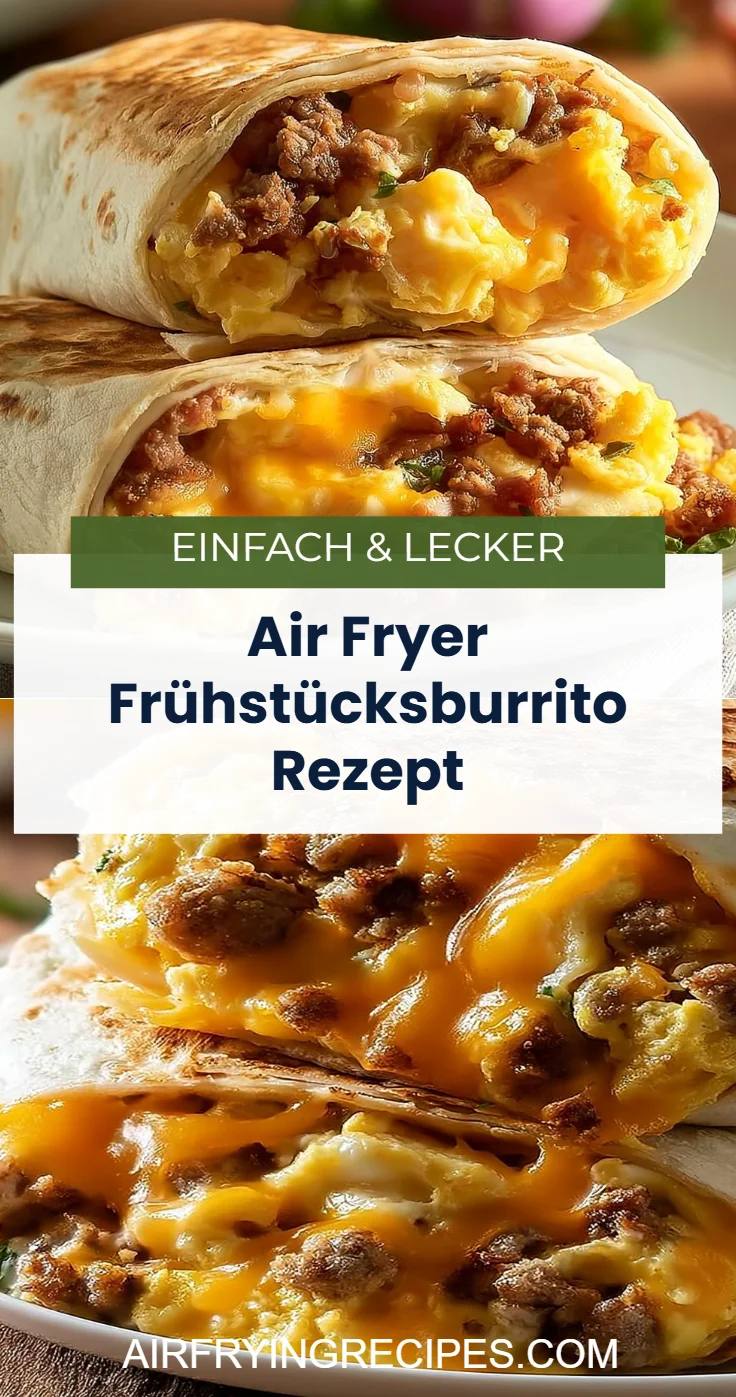 Air Fryer Frühstücksburrito Rezept