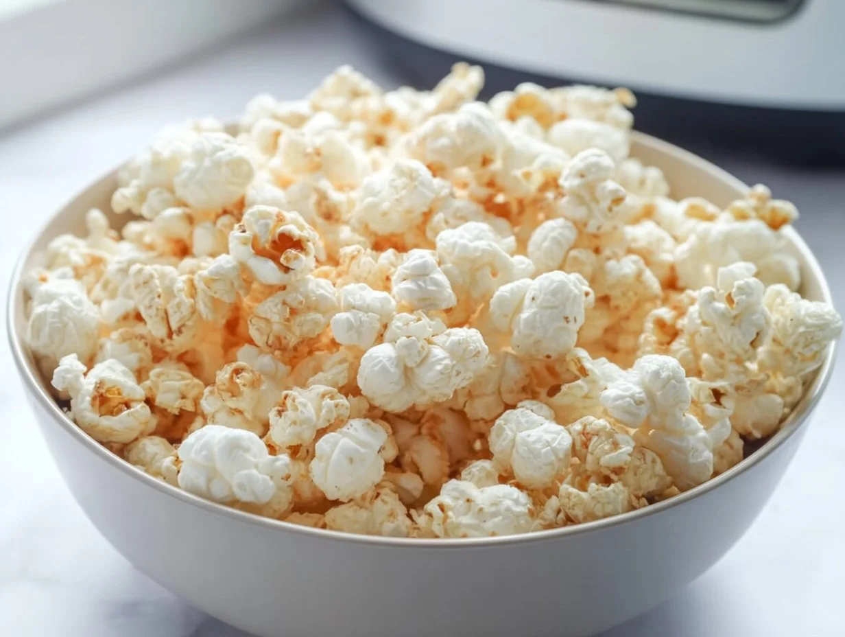 Air Fryer Popcorn {Easy & Low Calorie}