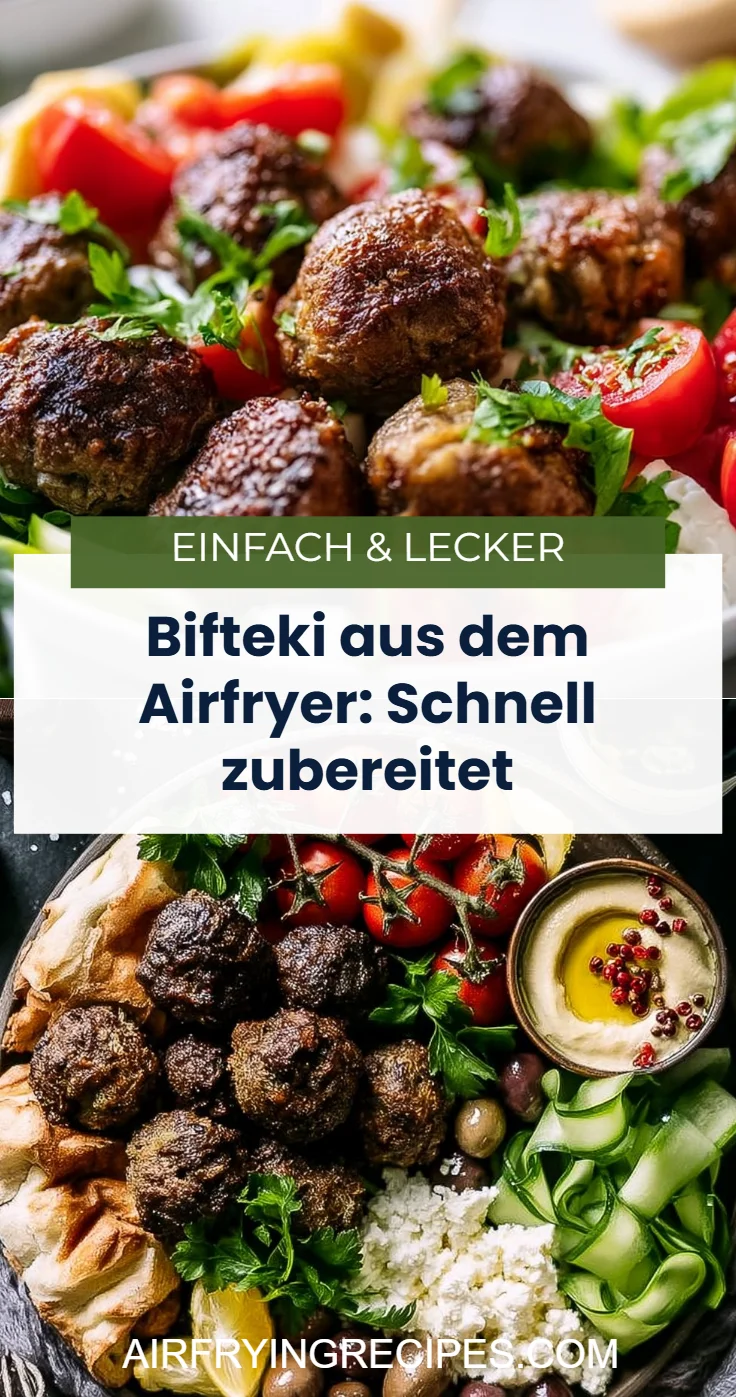 Bifteki aus dem Airfryer: Schnell zubereitet