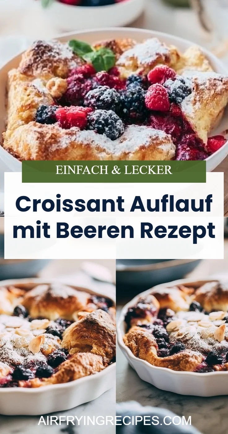 Croissant Auflauf mit Beeren Rezept