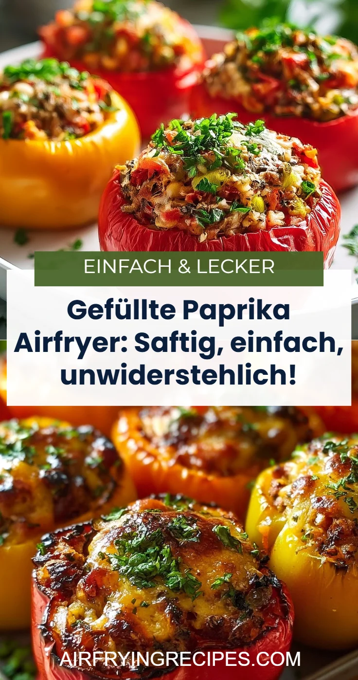 Gefüllte Paprika Airfryer: Saftig, einfach, unwiderstehlich!
