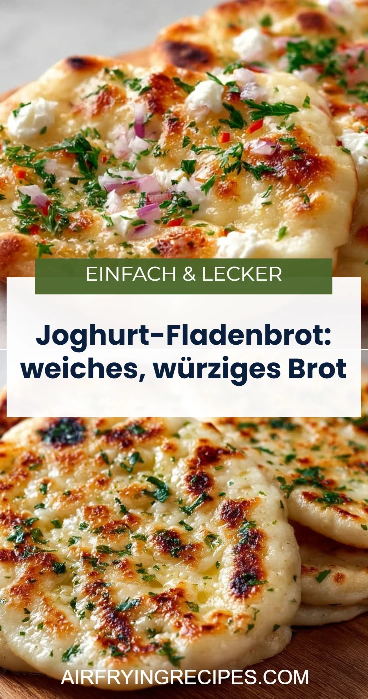 Joghurt-Fladenbrot: weiches, würziges Brot
