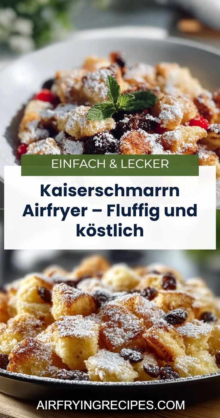 Kaiserschmarrn Airfryer – Fluffig und köstlich