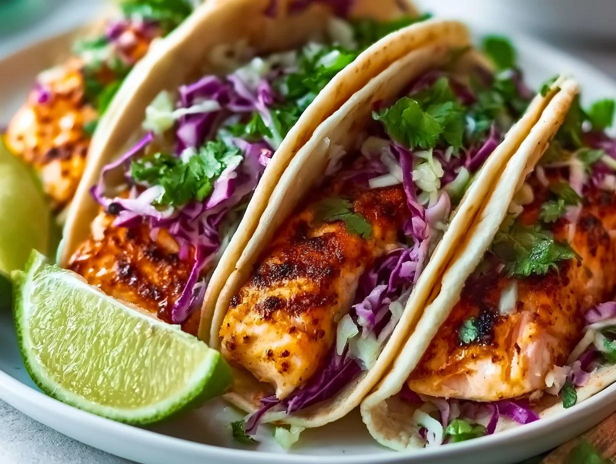 Airfryer Lachs-Tacos