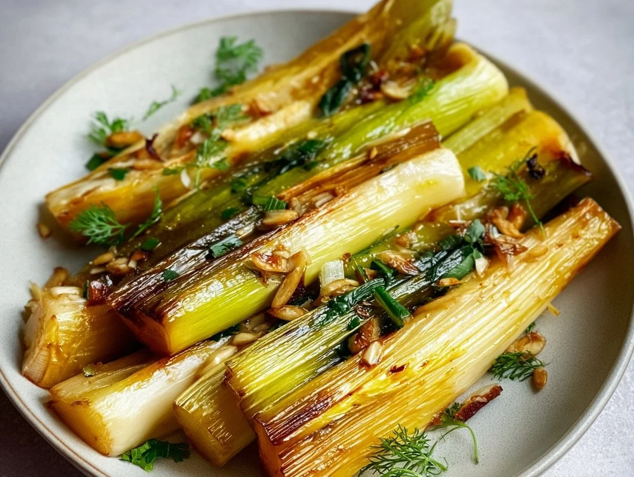 Lauch aus der Heißluftfritteuse