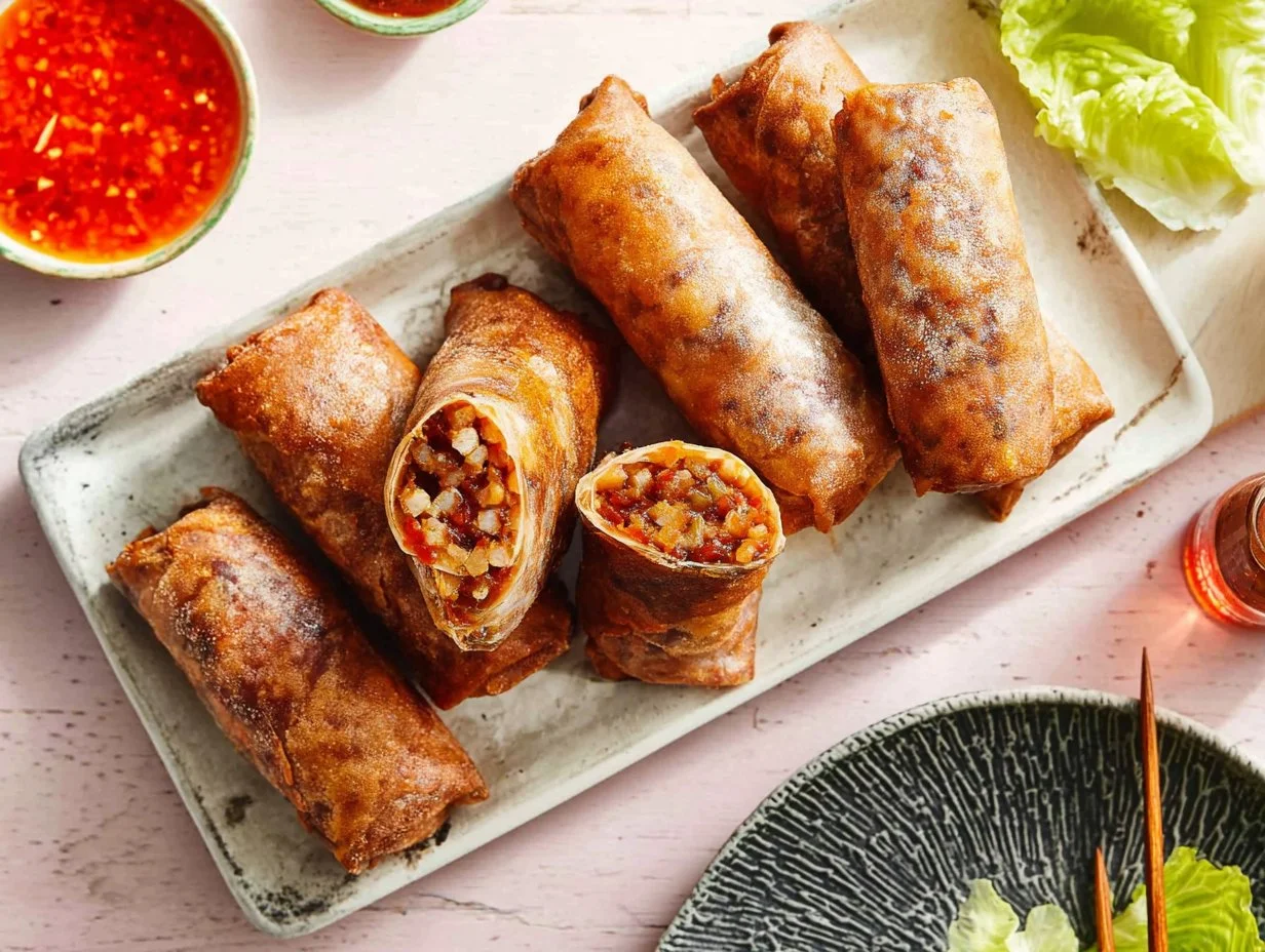 Reispapierrollen knusprig aus dem Airfryer