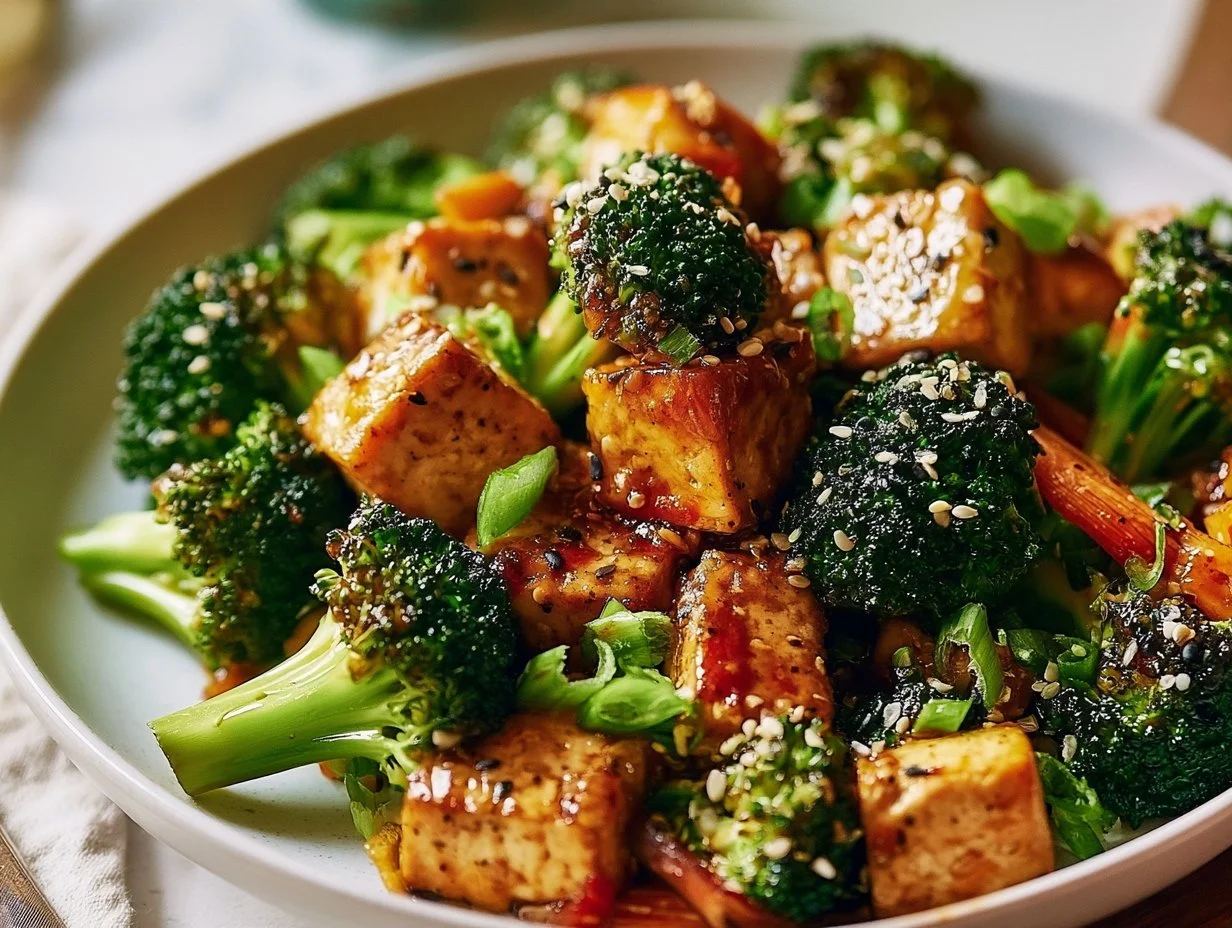 Incredible Sesame Tofu Broccoli