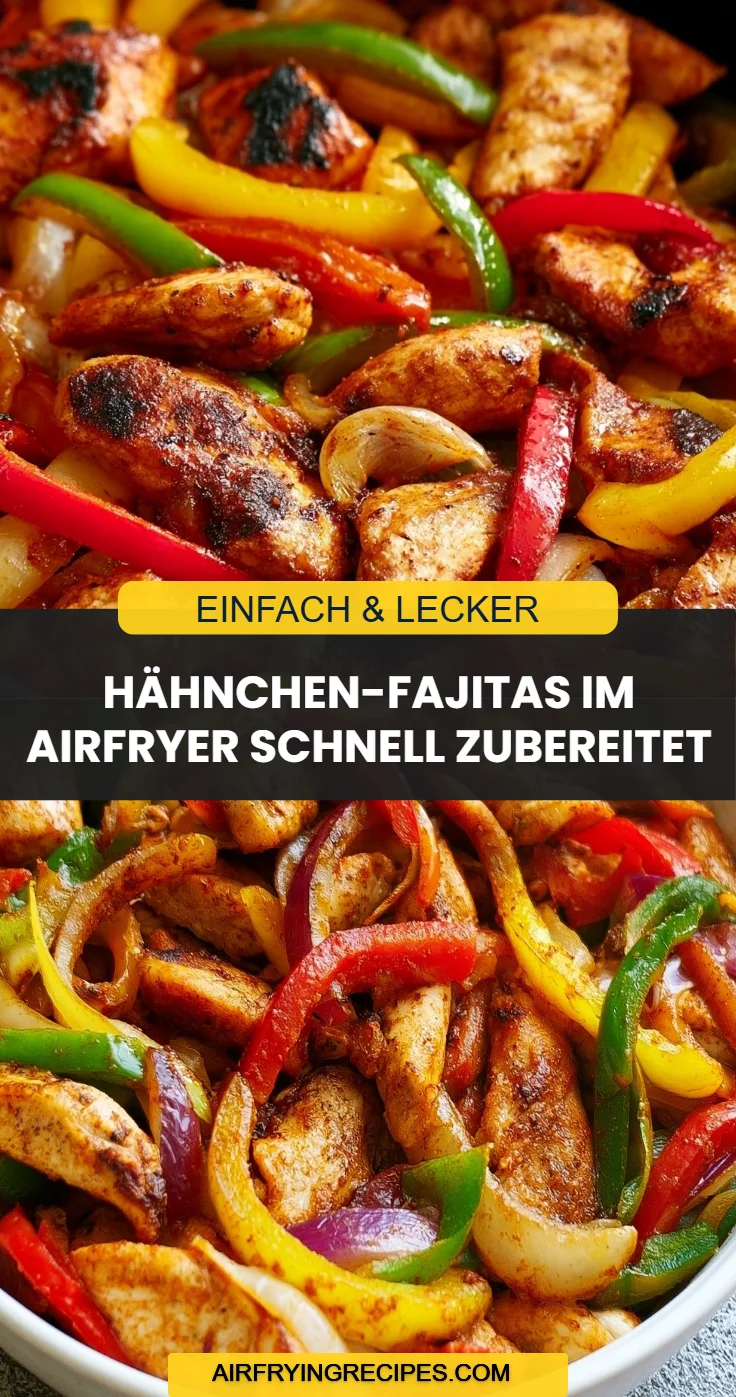 Hähnchen-Fajitas im Airfryer schnell zubereitet