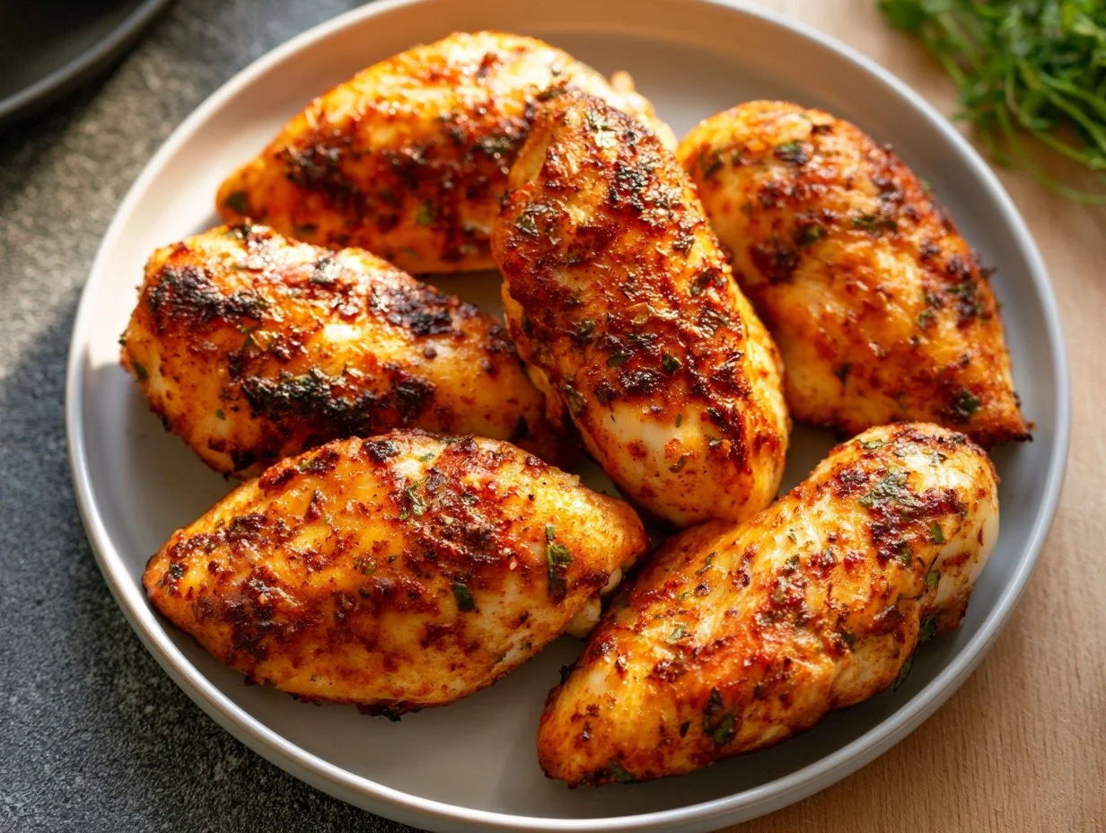 Hähnchen im Air Fryer, einfach und gesund zubereitet