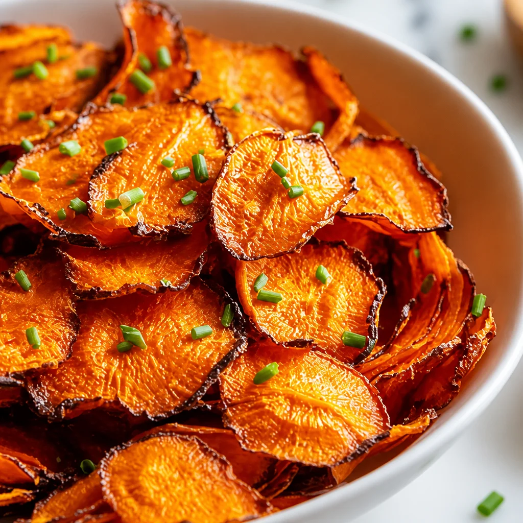 Knusprige Airfryer Möhrenchips als gesunder Snack für die ganze Familie
