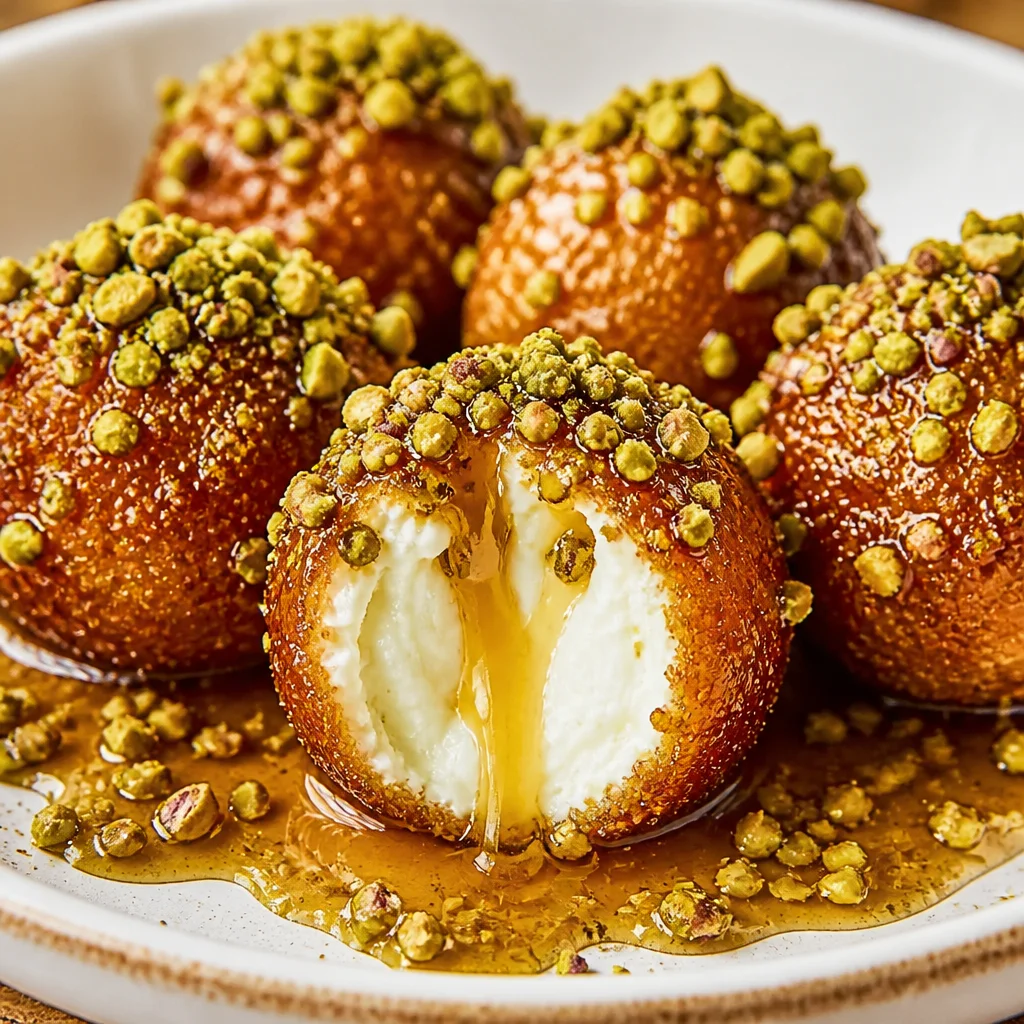 Ricotta Pistachio Honey Bites aus der Heißluftfritteuse - köstlicher gesunder Snack